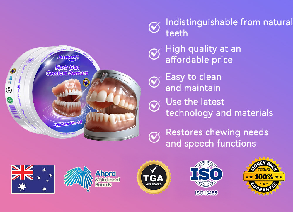 𝐉𝐚𝐬𝐬𝐞𝐞𝐦® Latest Premium Comfort Dentures💕 (High-End Dentures, Easy to Wear - Limited Time 70% Discount)🔥